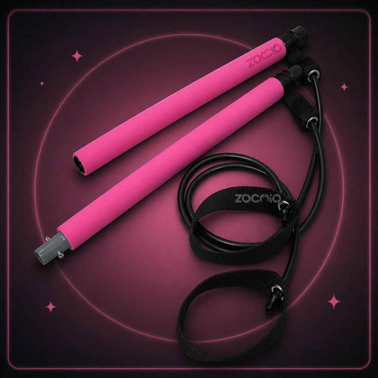 Barra Pilates Portátil  Bandas Elastica